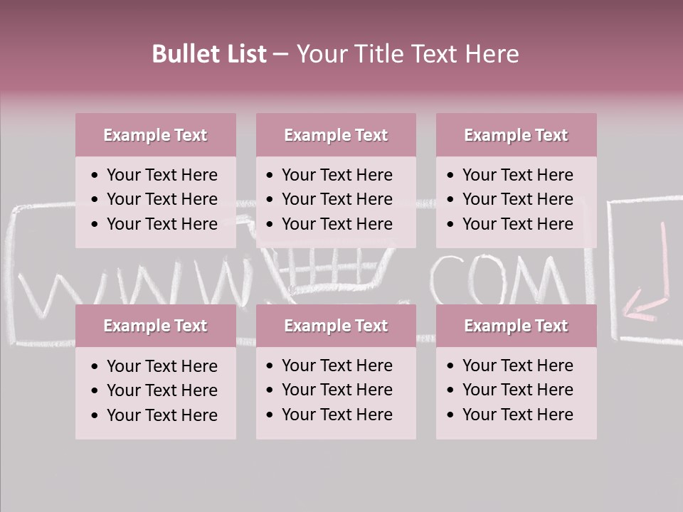 Address Http Web PowerPoint Template