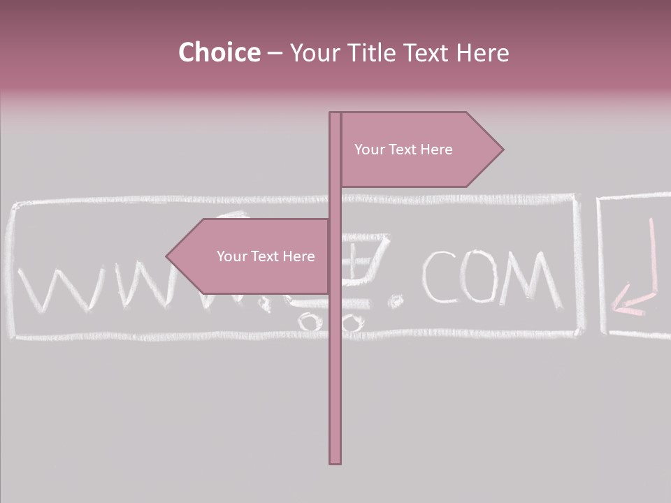 Address Http Web PowerPoint Template
