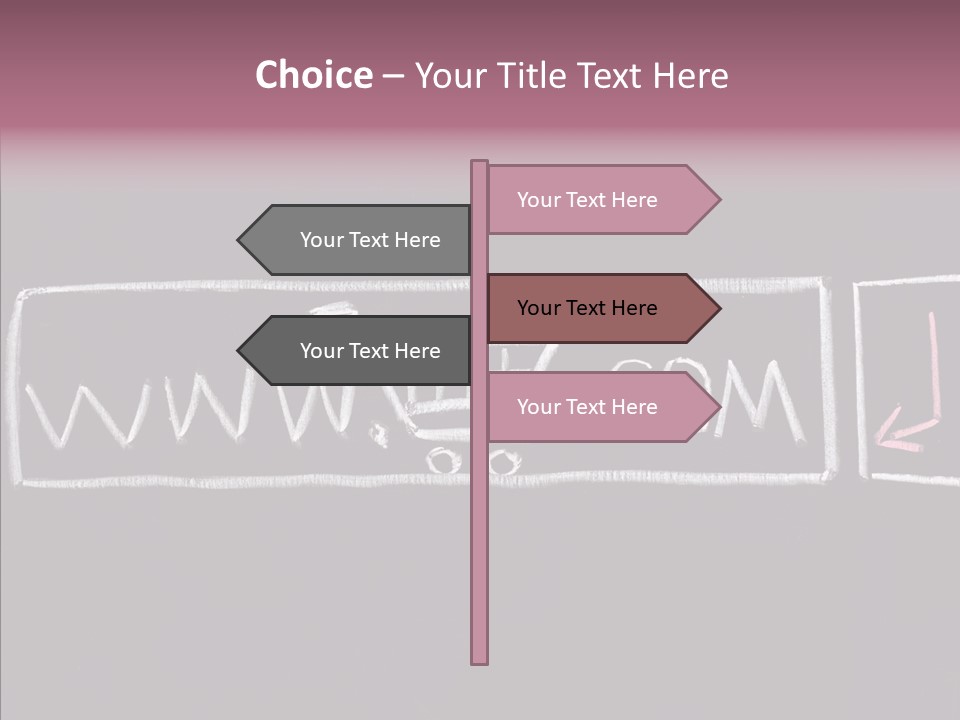 Address Http Web PowerPoint Template