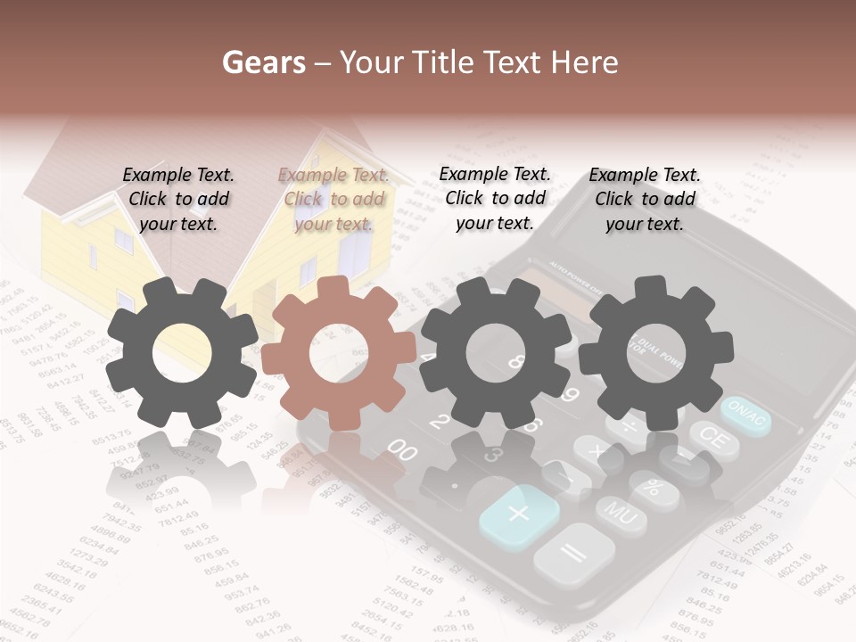 House White Home PowerPoint Template