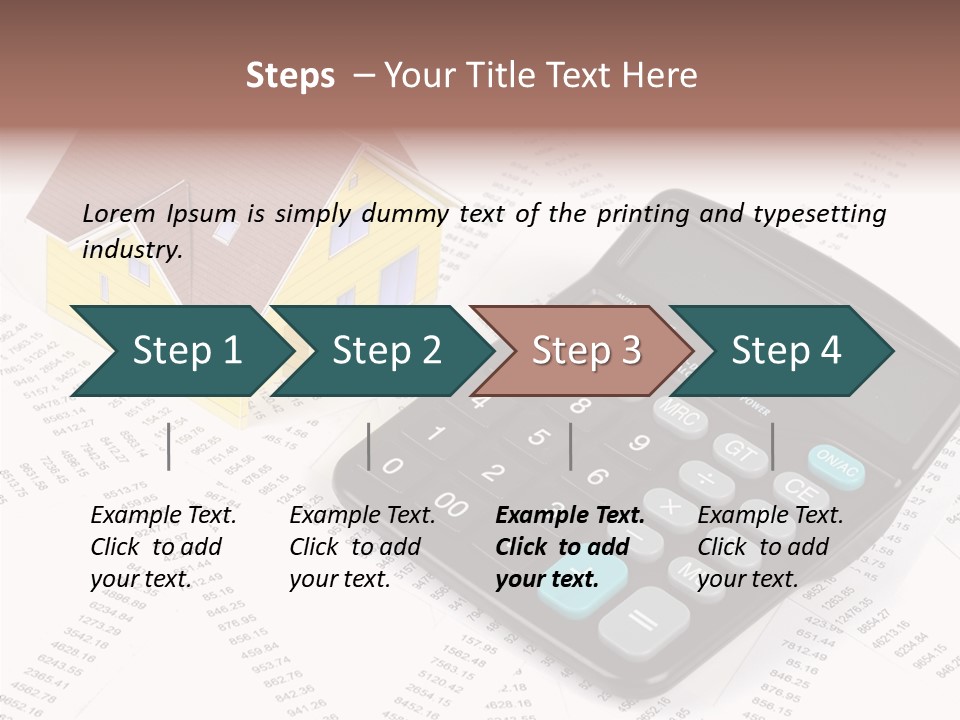 House White Home PowerPoint Template