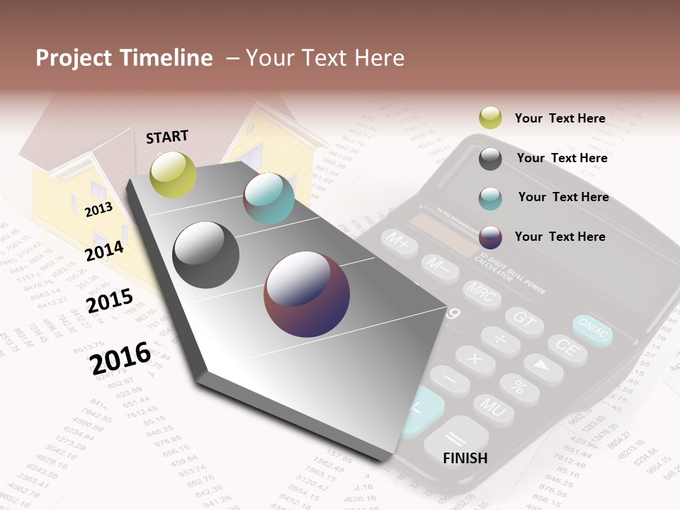 House White Home PowerPoint Template