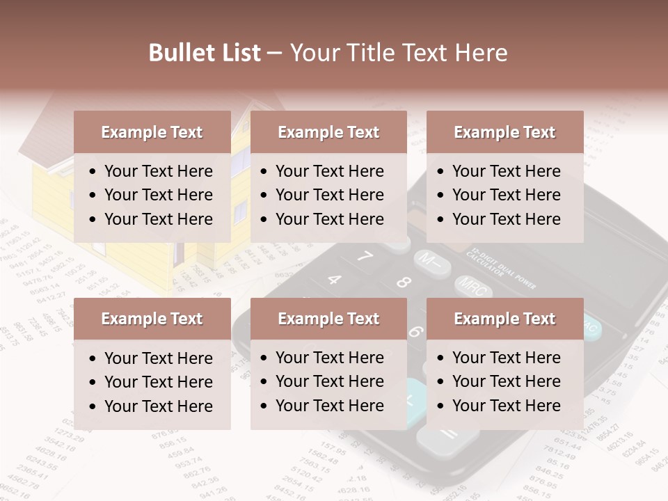 House White Home PowerPoint Template