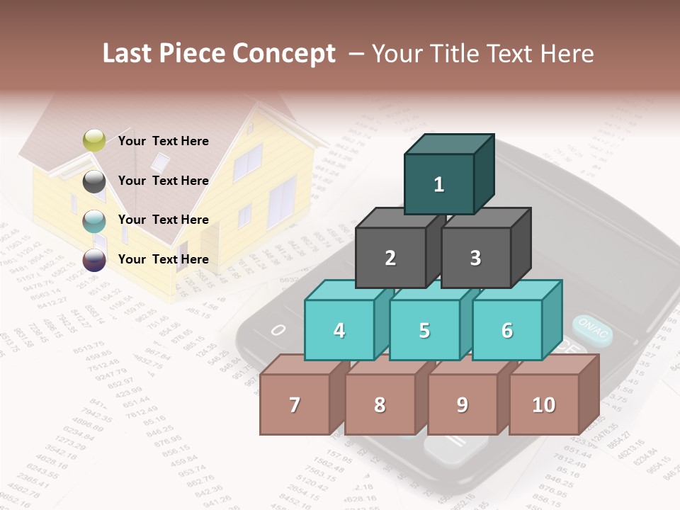 House White Home PowerPoint Template