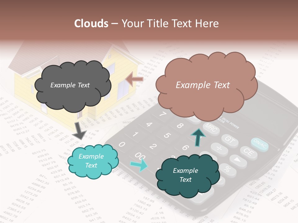 House White Home PowerPoint Template