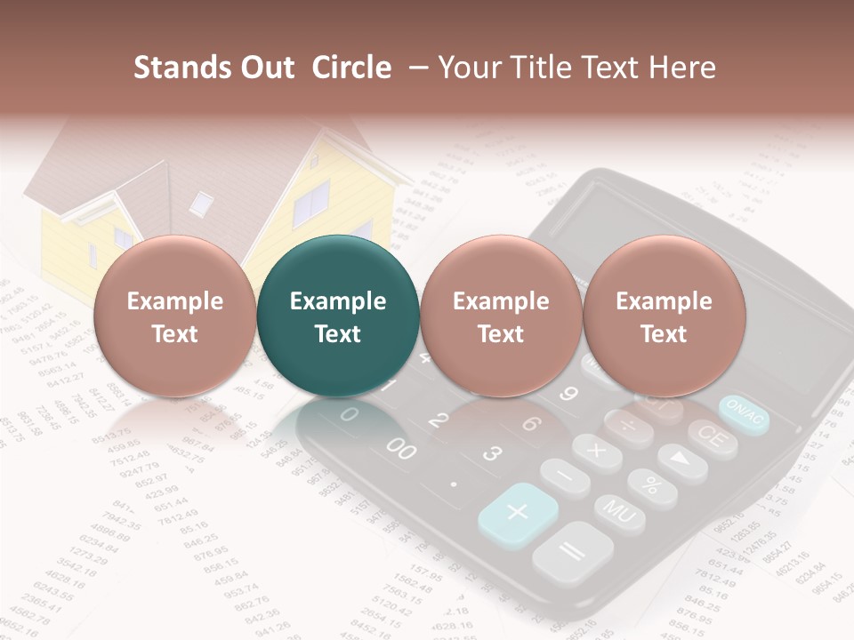 House White Home PowerPoint Template