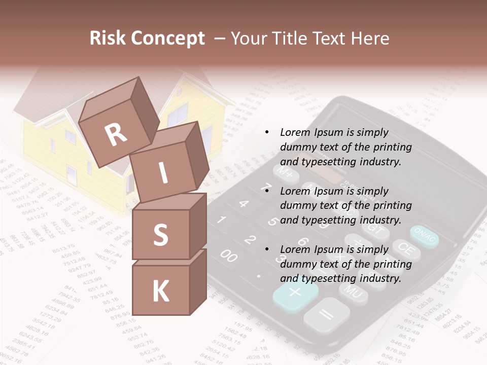 House White Home PowerPoint Template