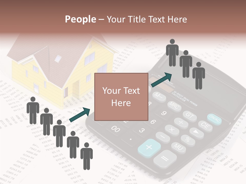 House White Home PowerPoint Template