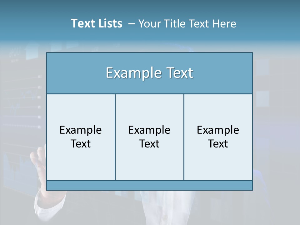 Hand Finger Background PowerPoint Template