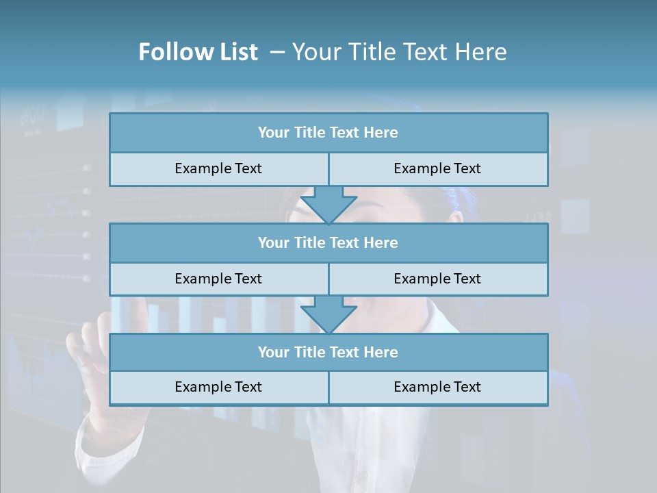 Hand Finger Background PowerPoint Template