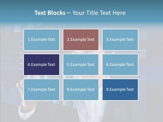 Hand Finger Background PowerPoint Template