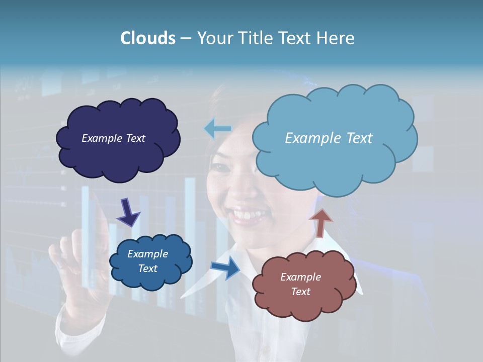Hand Finger Background PowerPoint Template