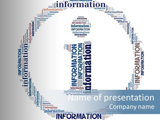 Background Blue Station PowerPoint Template