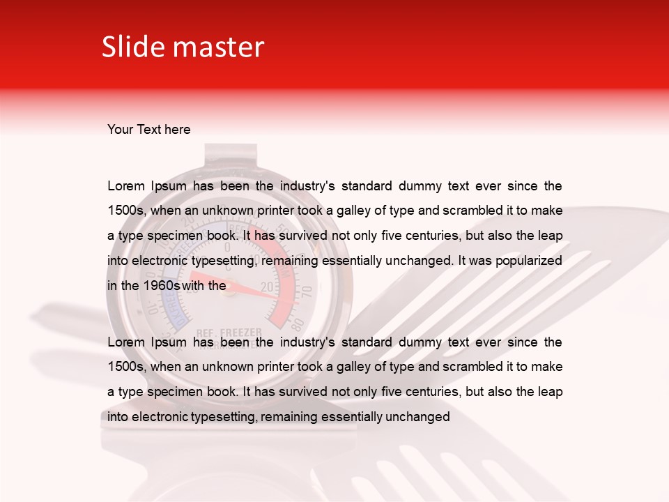 Measurement Fridge Cooking PowerPoint Template