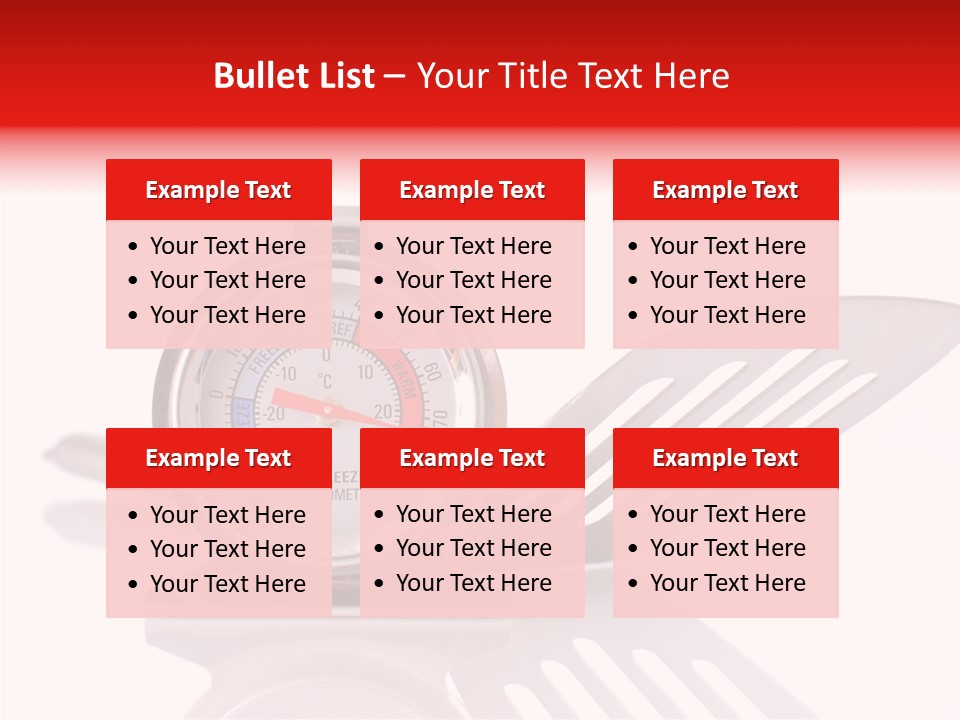 Measurement Fridge Cooking PowerPoint Template