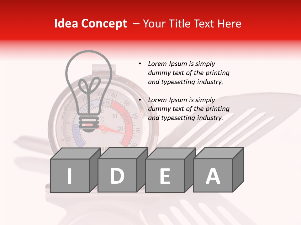 Measurement Fridge Cooking PowerPoint Template