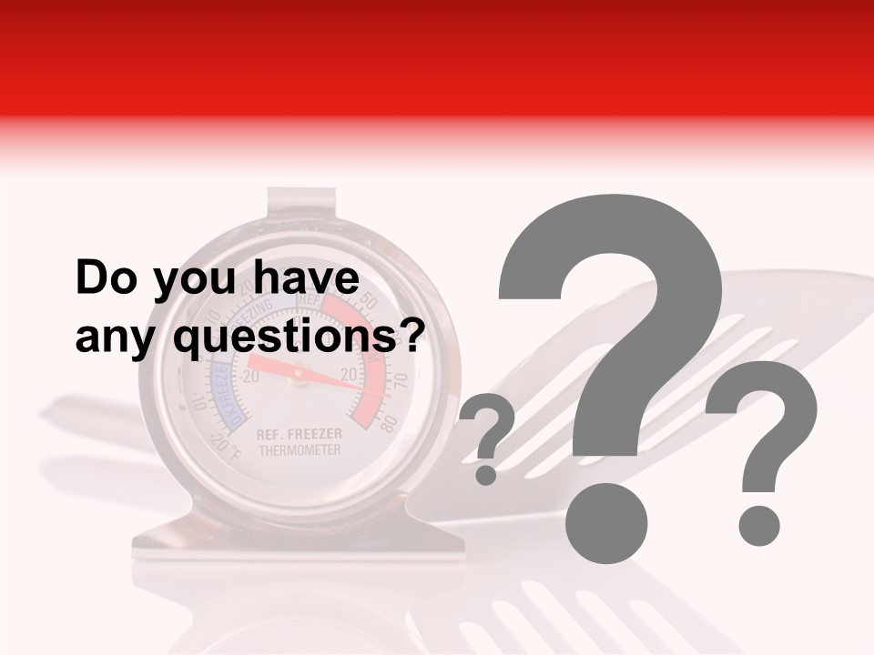 Measurement Fridge Cooking PowerPoint Template