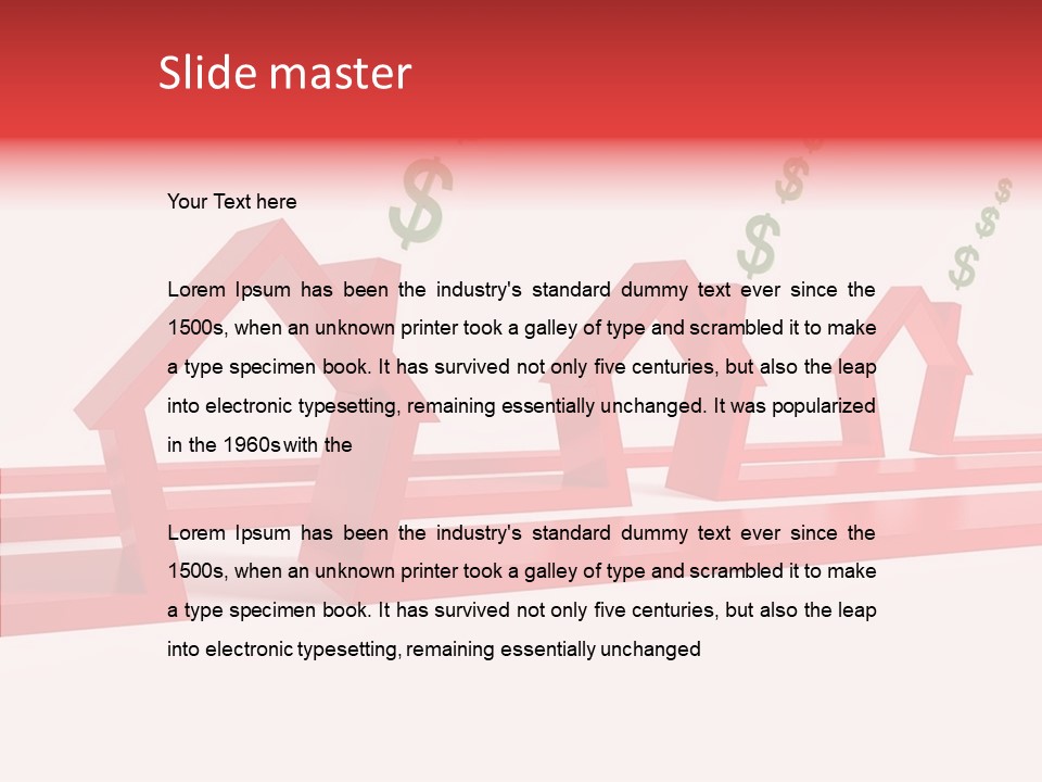 Safety Blue Money PowerPoint Template