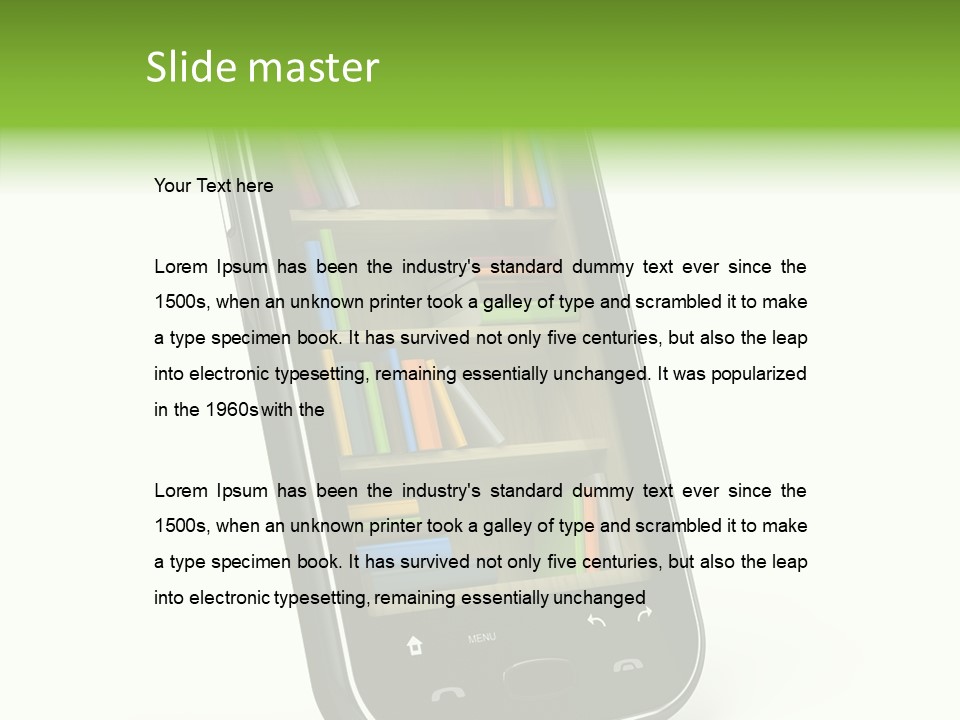 Database Education Idea PowerPoint Template