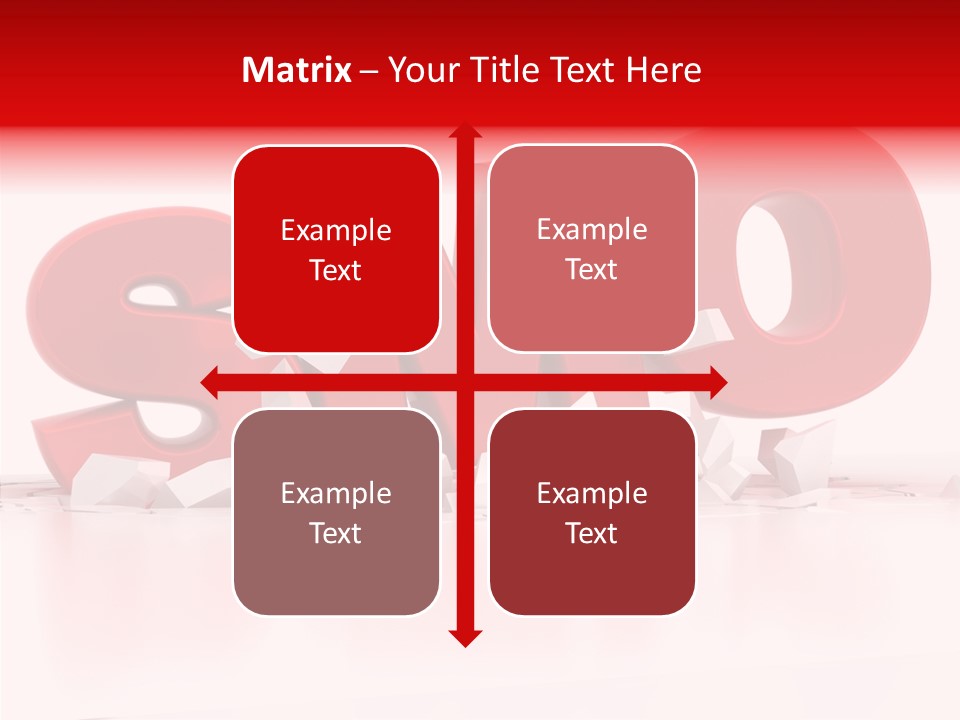 Traffic Text Seo PowerPoint Template