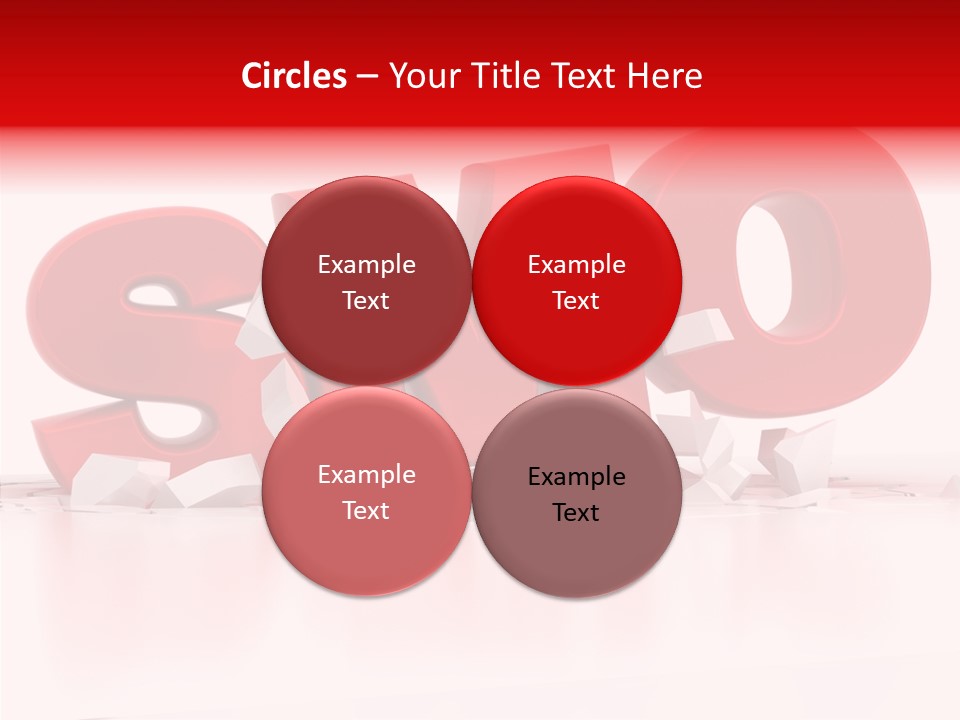 Traffic Text Seo PowerPoint Template