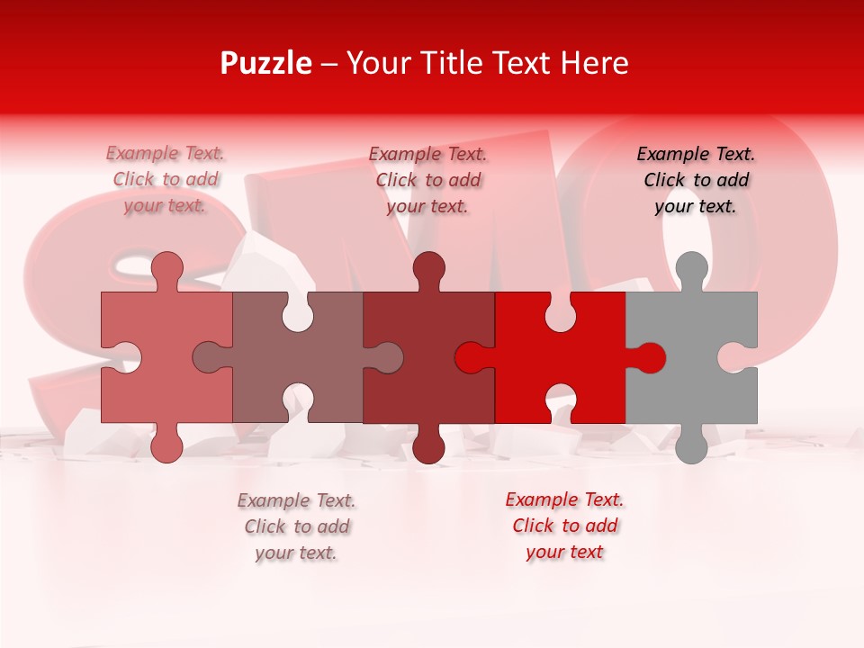 Traffic Text Seo PowerPoint Template