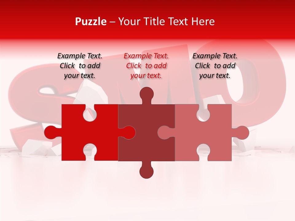 Traffic Text Seo PowerPoint Template