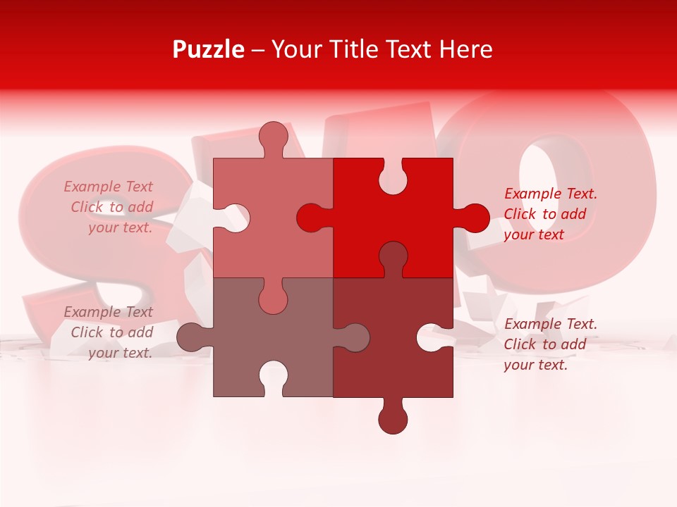 Traffic Text Seo PowerPoint Template