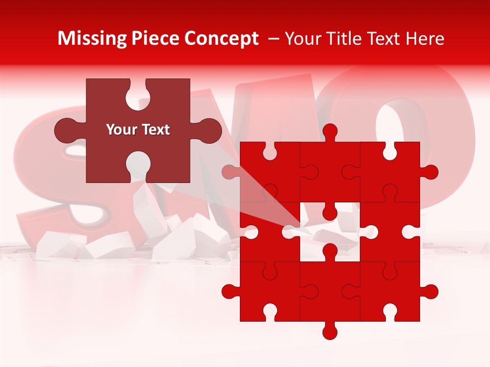 Traffic Text Seo PowerPoint Template