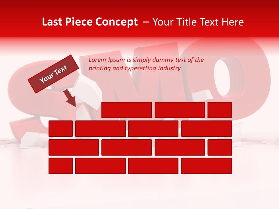 Traffic Text Seo PowerPoint Template