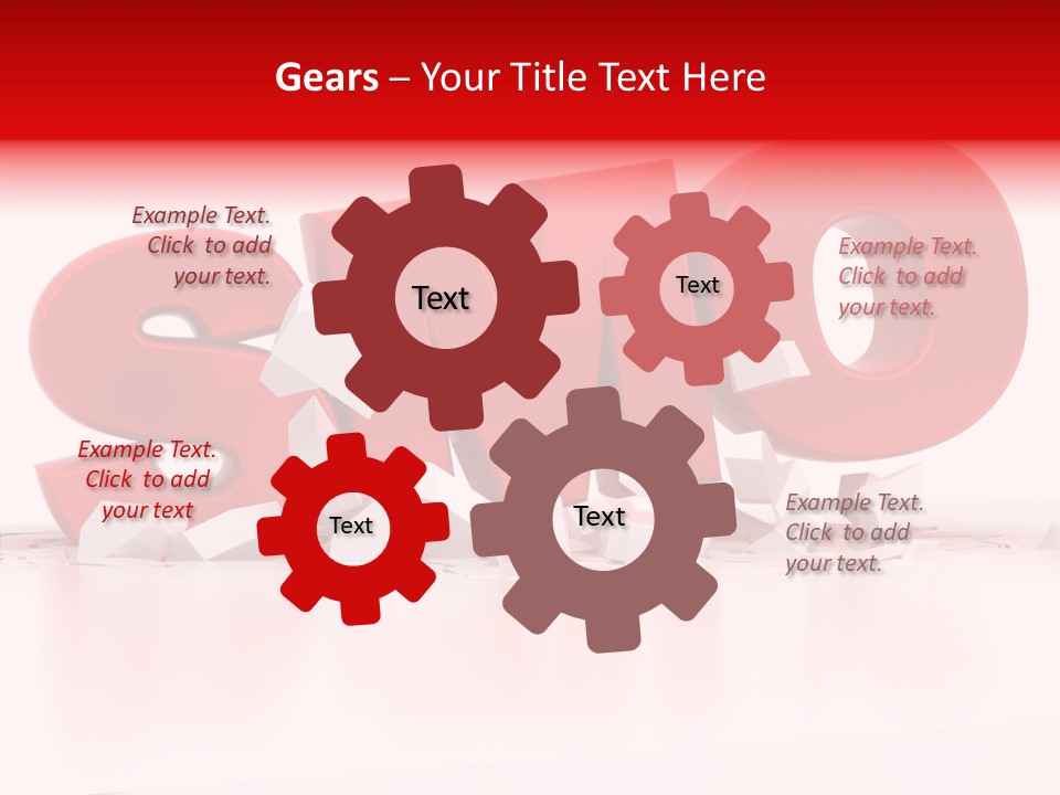 Traffic Text Seo PowerPoint Template