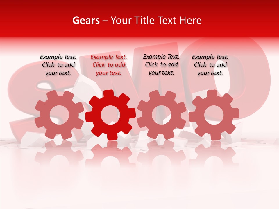 Traffic Text Seo PowerPoint Template