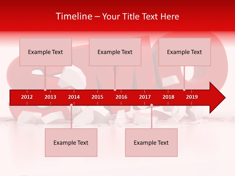Traffic Text Seo PowerPoint Template