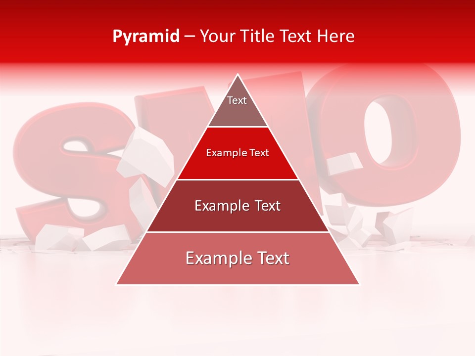 Traffic Text Seo PowerPoint Template