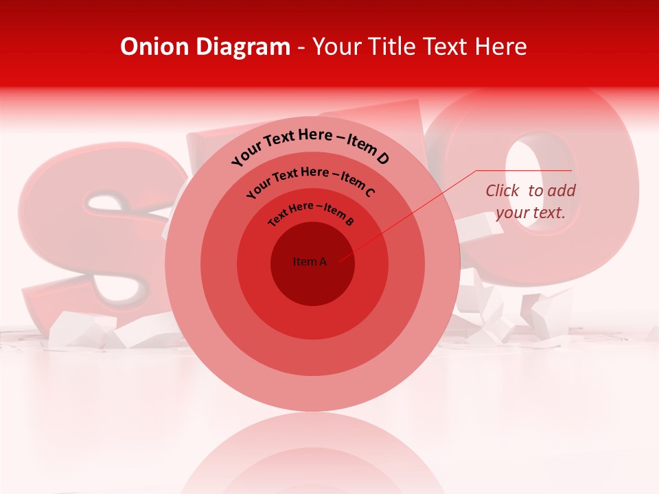 Traffic Text Seo PowerPoint Template