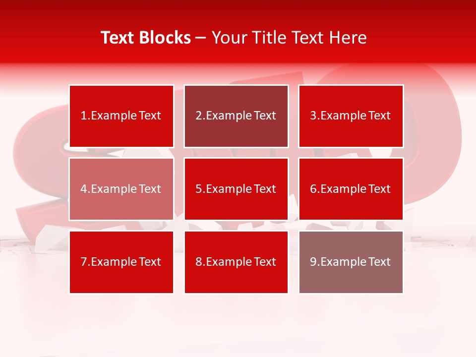 Traffic Text Seo PowerPoint Template