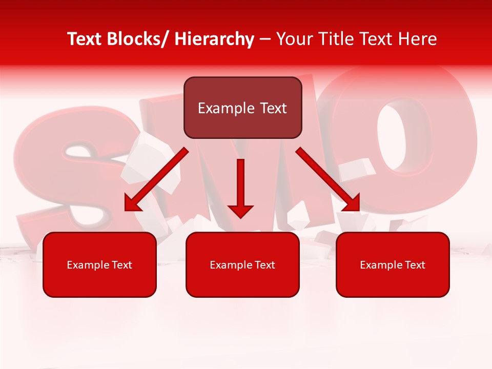 Traffic Text Seo PowerPoint Template