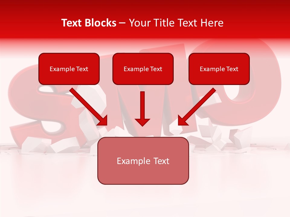 Traffic Text Seo PowerPoint Template