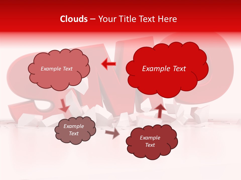 Traffic Text Seo PowerPoint Template