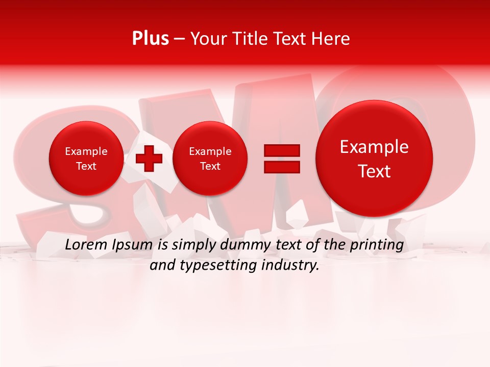 Traffic Text Seo PowerPoint Template