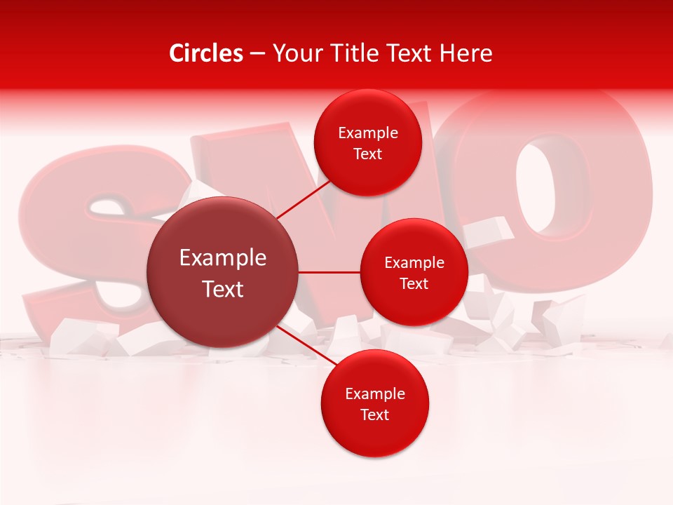 Traffic Text Seo PowerPoint Template