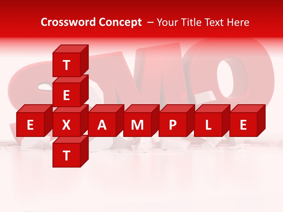 Traffic Text Seo PowerPoint Template