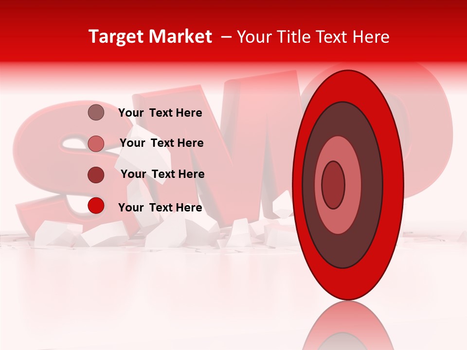 Traffic Text Seo PowerPoint Template
