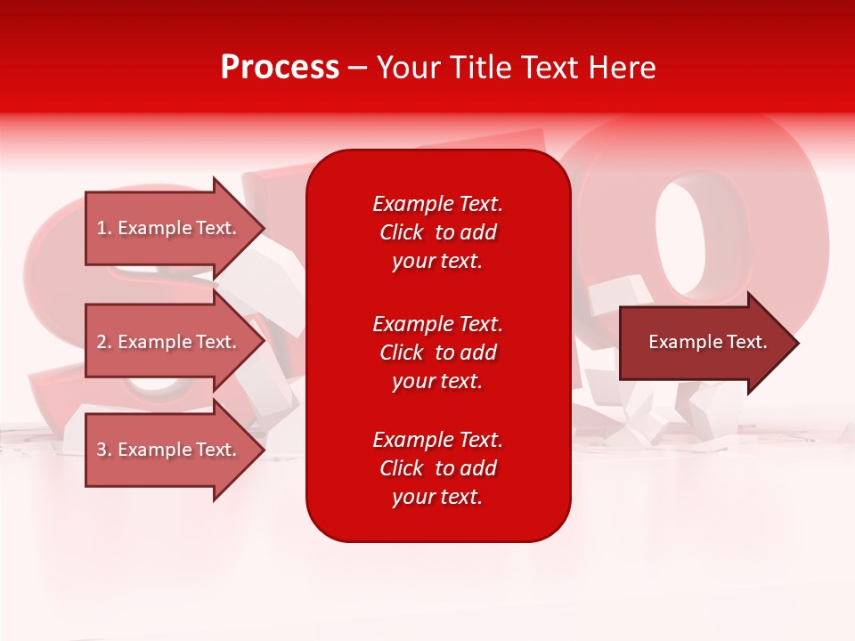 Traffic Text Seo PowerPoint Template