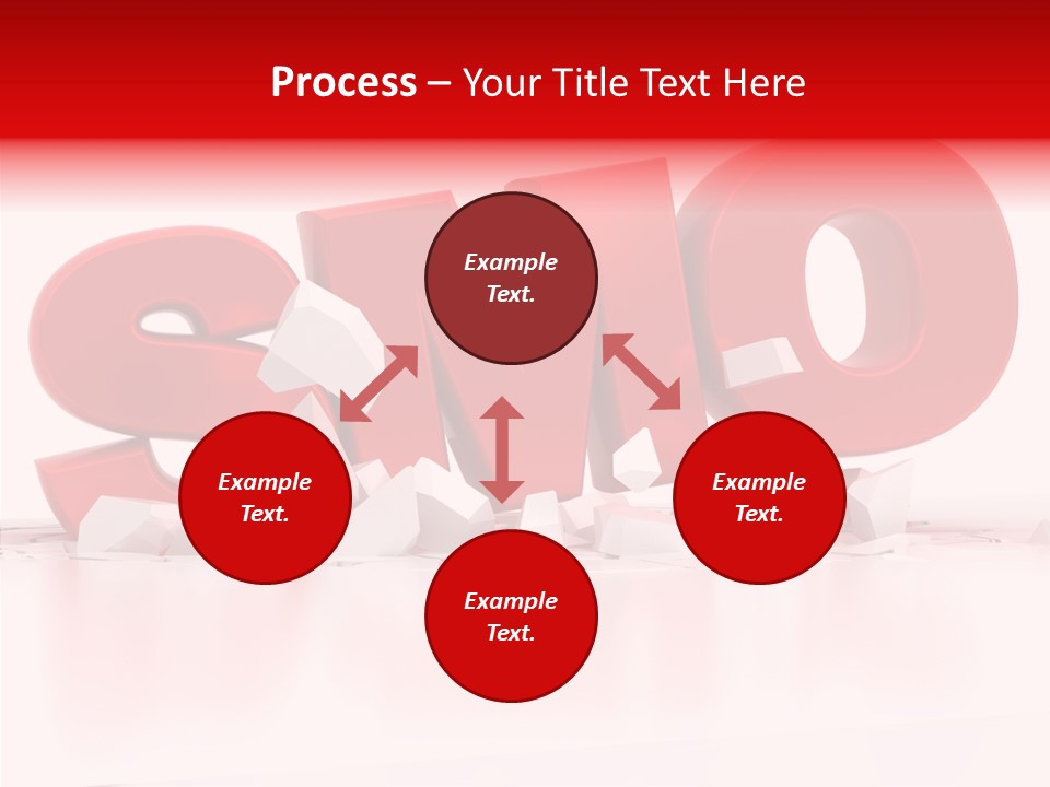 Traffic Text Seo PowerPoint Template