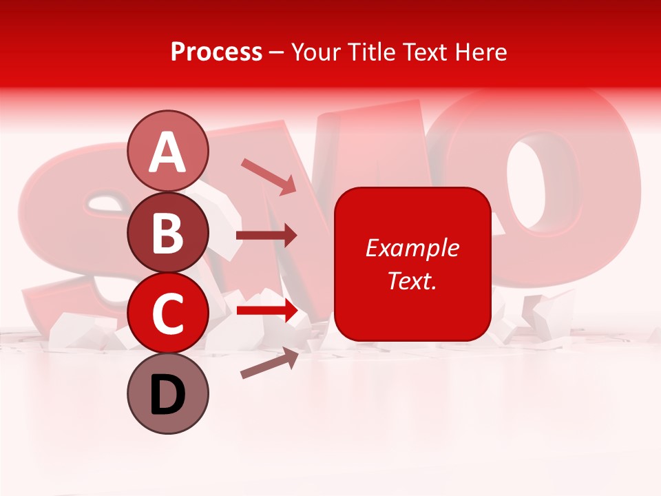 Traffic Text Seo PowerPoint Template