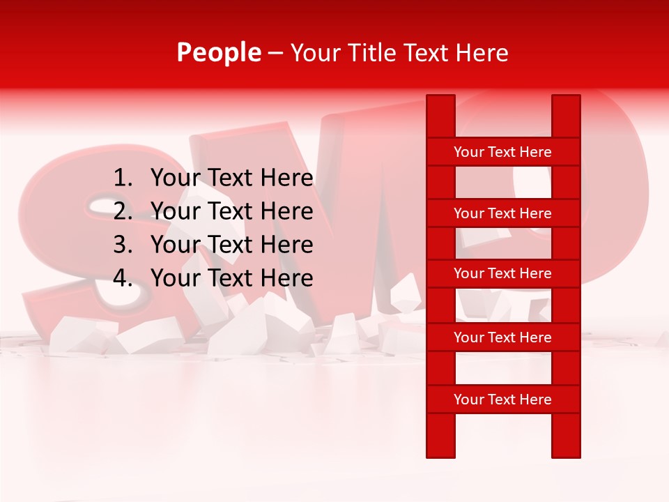 Traffic Text Seo PowerPoint Template
