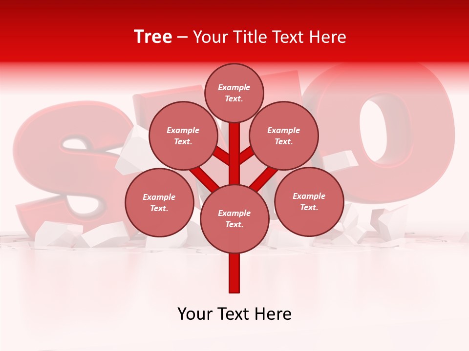 Traffic Text Seo PowerPoint Template