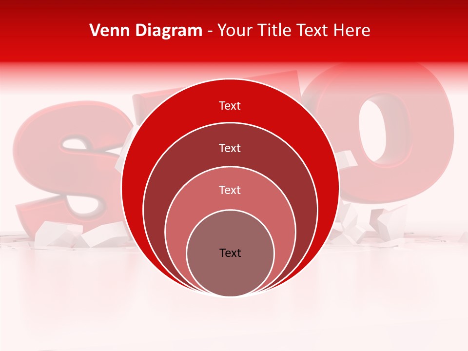 Traffic Text Seo PowerPoint Template
