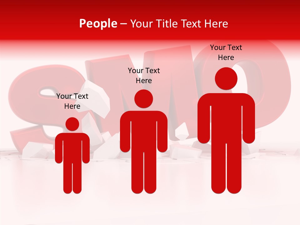 Traffic Text Seo PowerPoint Template